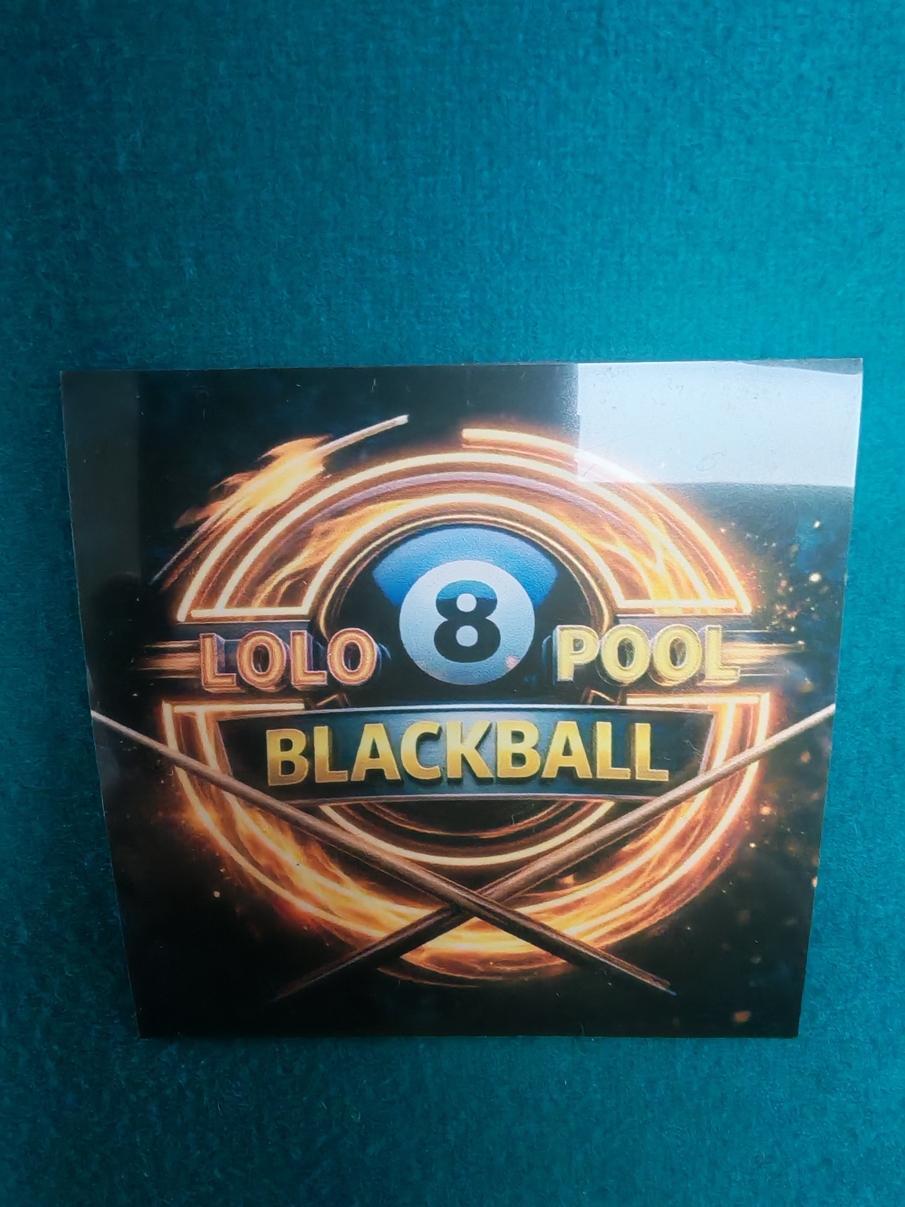 Magnet pour frigo lolo8pool-blackball
