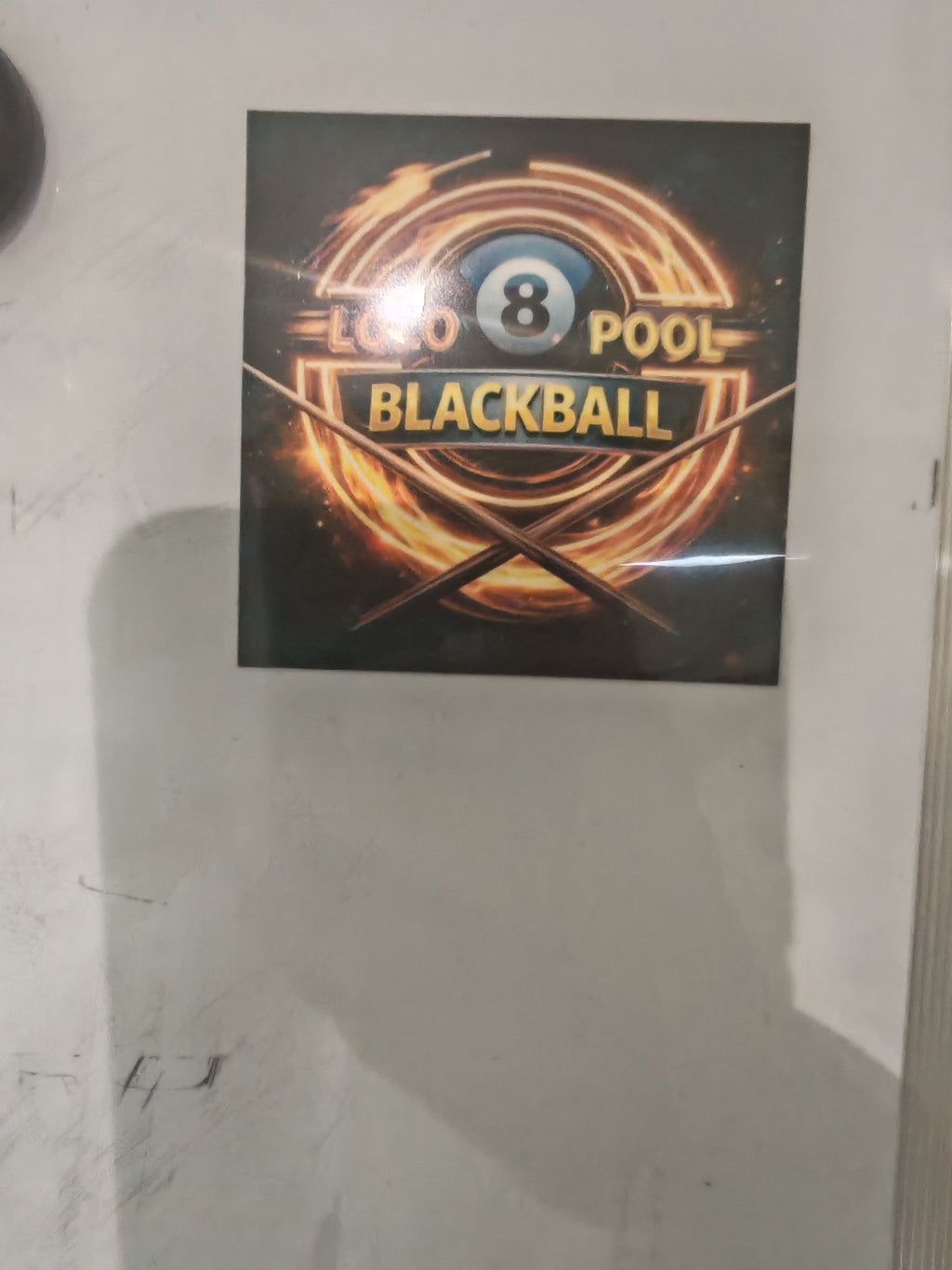 Magnet pour frigo lolo8pool-blackball